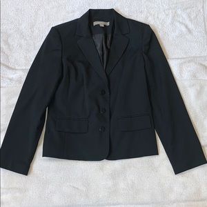 CROFT & BARROW Black Three Button Blazer
